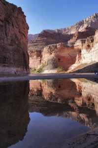 Canyon River Reflection