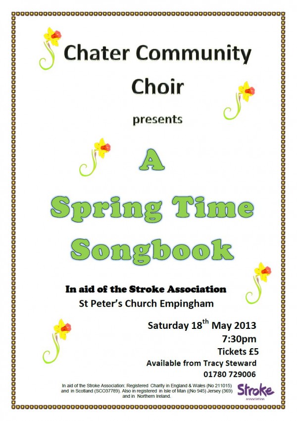 Springtime Songbook Poster