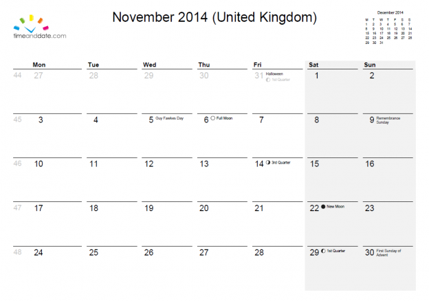 November 2014 Calendar And Whats On Guide North Luffenham