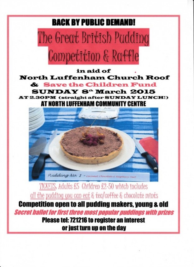 Back, this Sunday, by public demand “The Great British Pudding